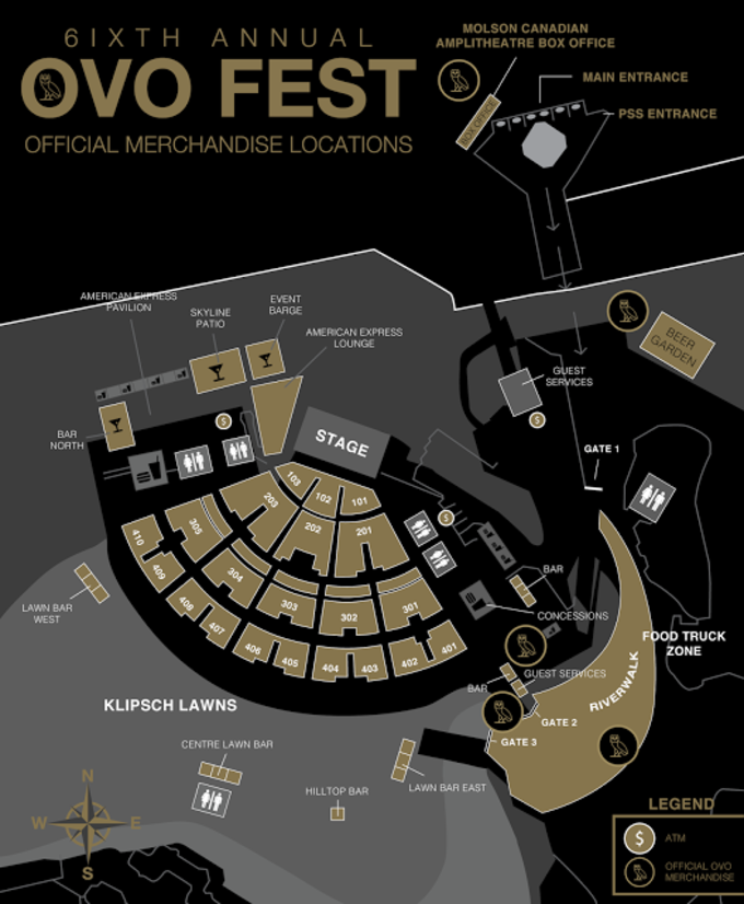 OVO Fest Official Merchandise Complex
